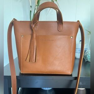 Portland Leather Goods Honey mini crossbody tote